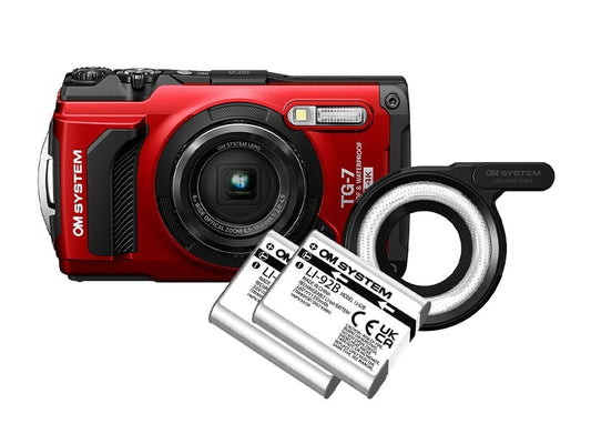 OM System TG-7 Waterproof Camera with Micro Adventure Kit