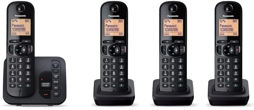 Panasonic KX-TGC224 Cordless Phone 4-Handsets