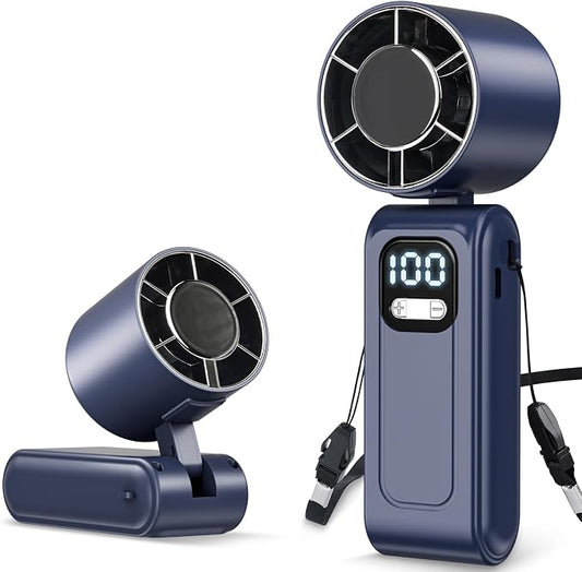Portable High-Speed Turbo Handheld Fan