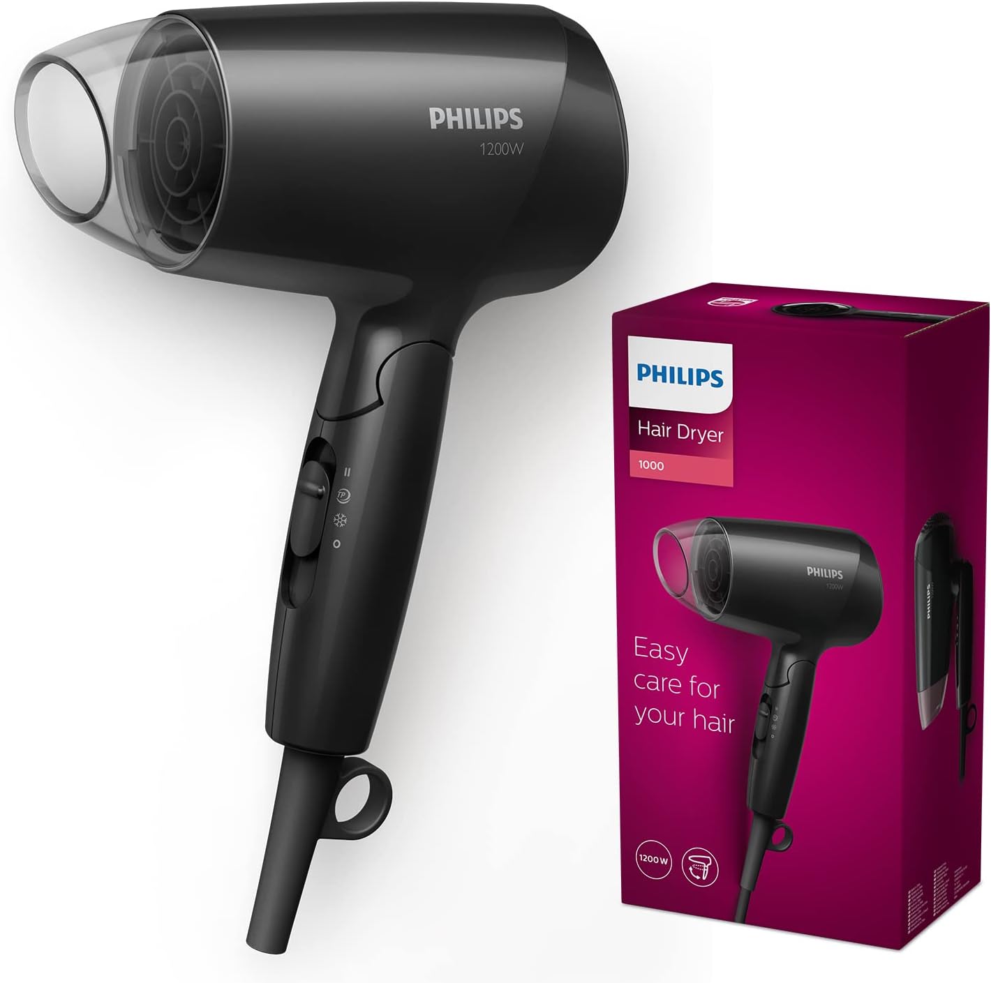 Philips Travel Hair Dryer 1200W BHC010/10
