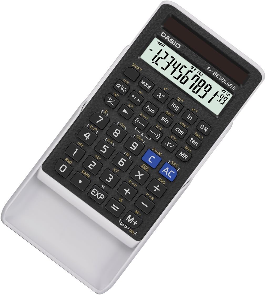 Casio FX-82 Solar II Standard Scientific Calculator