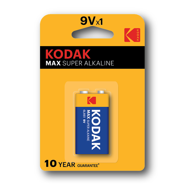 Kodak Max Super Alkaline 9V Battery