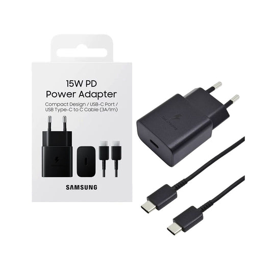 SAMSUNG 15W PD (EU) POWER ADAPTER + TYPE-C TO C CABLE