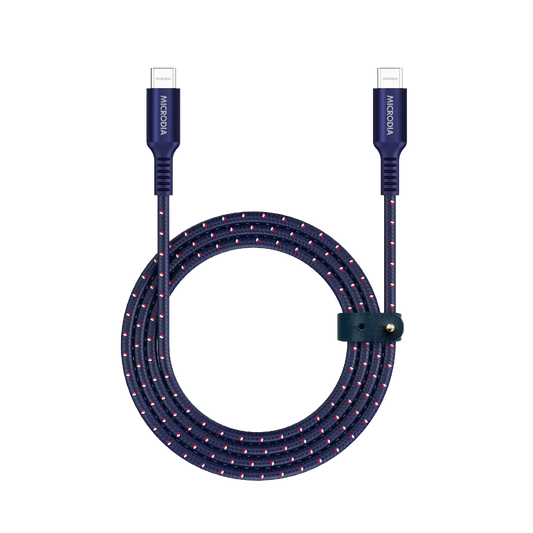 Microdia ExeCable Oxford Usb-C to Usb-C 60W 1.3m Cable