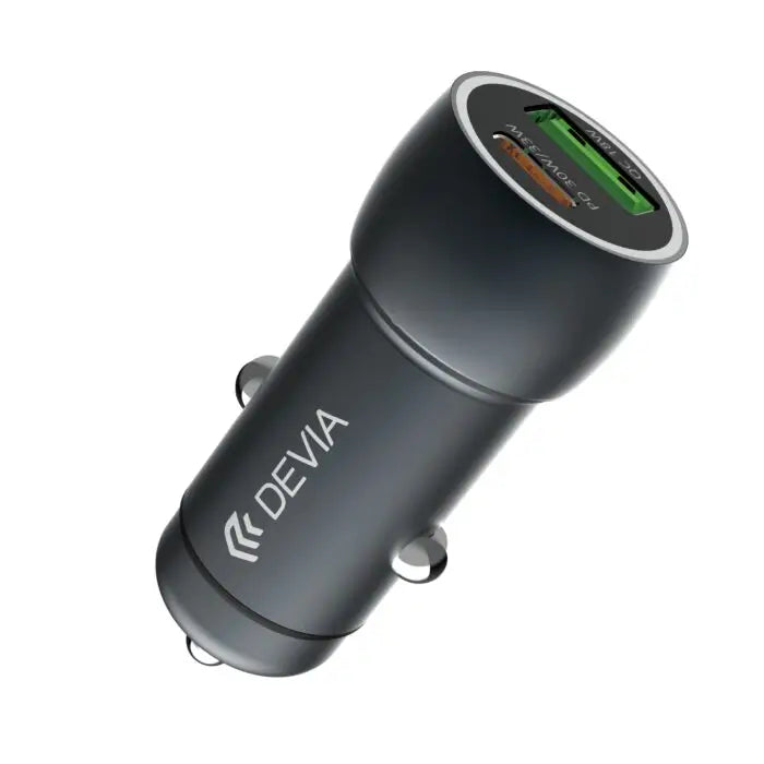 Devia Extreme Speed Series PD30W+QC3.0 18W Metal Full Compatible Fast Car Charger