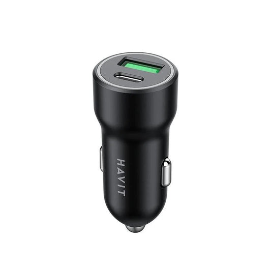 Havit Usb & Usb-C Dual Car Charger PD18W