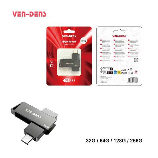 Ven-Dens USB 3.2 Flash Drive 64GB/256GB
