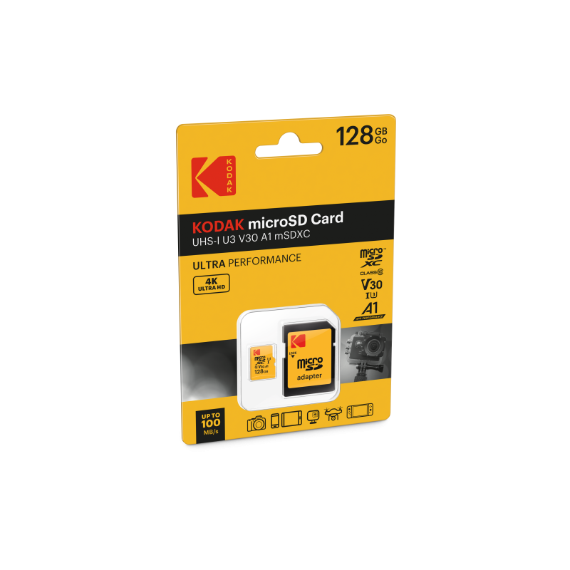 Kodak UHS-I U3 V30 nicroSDXC 4K Ultra HD Memory Card