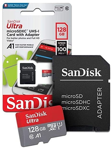 SanDisk microSDXC Ultra 128GB (A1 100MB/s)