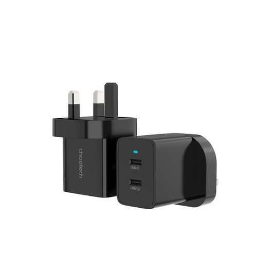 Choetech PD40W Dual Usb-C UK Charger Q5006