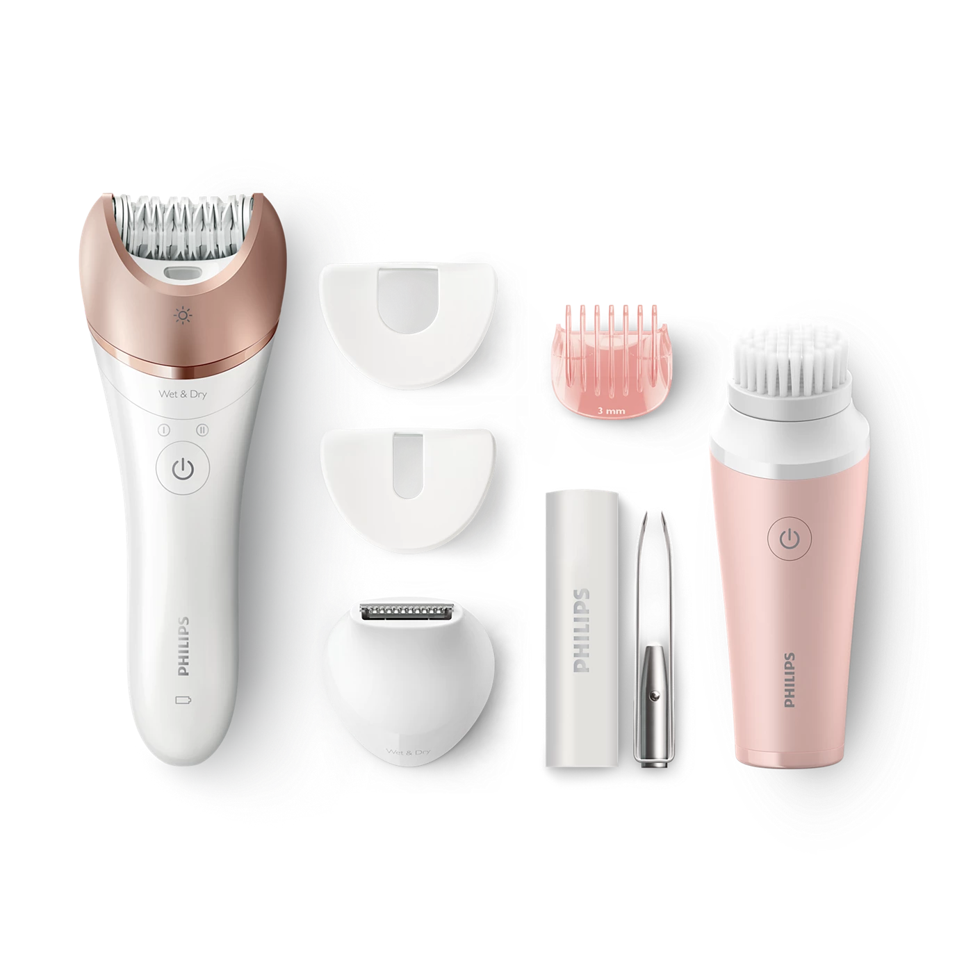Philips Satinelle Prestige Wet & Dry Epilator, Trimmer + Cleanser BRP566