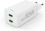 Hama Mini Charger Dual Usb-c 65W EU Plug
