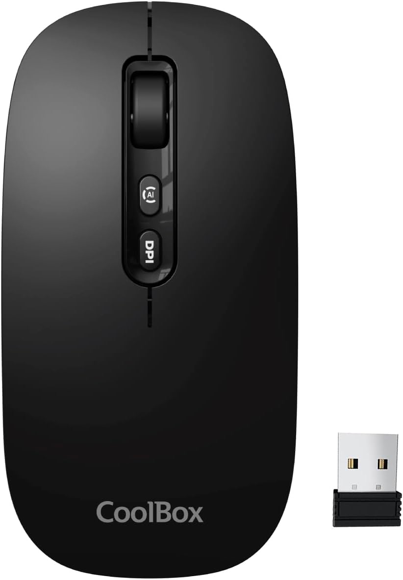 CoolBox W02 Silent Wireless Mouse With AI Button
