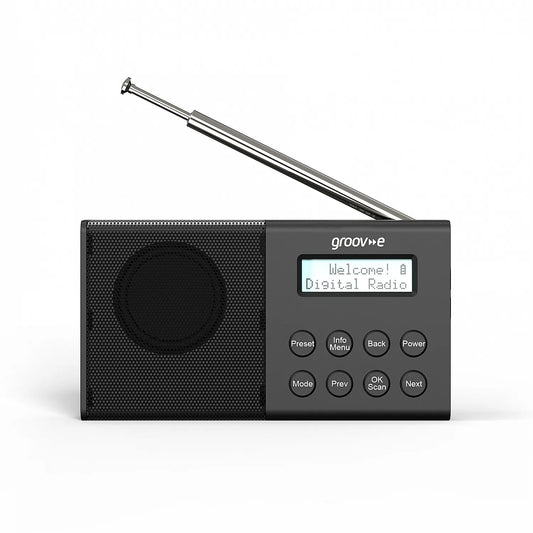 Groove Rechargeable DAB & FM Radio with Bluetooth Geneva