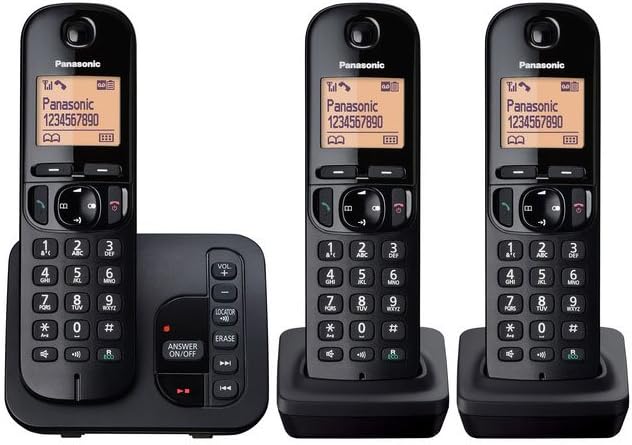 Panasonic Triple Dect Cordless Phone KXTGC223EB