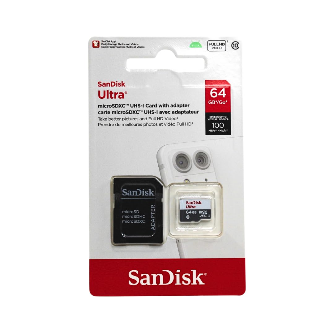 SanDisk Ultra microSDXC UHS-I 64GB SD Card