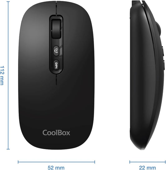 CoolBox W02 Silent Wireless Mouse With AI Button
