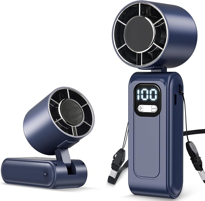 Portable High-Speed Turbo Handheld Fan