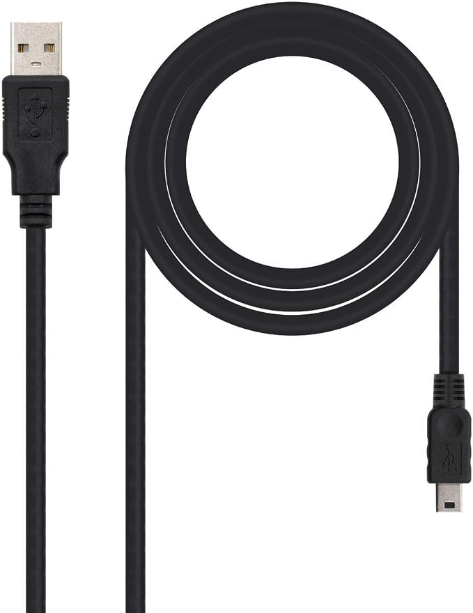 Nanocable Usb to Type A/M Mini 1m Cable