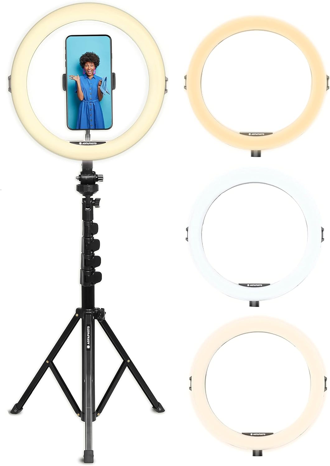 Agfaphoto Realiview ARL11XL Ring Light + Tripod