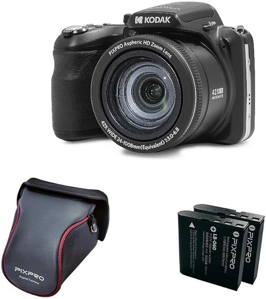 Kodak PixPro AZ425 Digital Camera (Bag+2 Batteries)