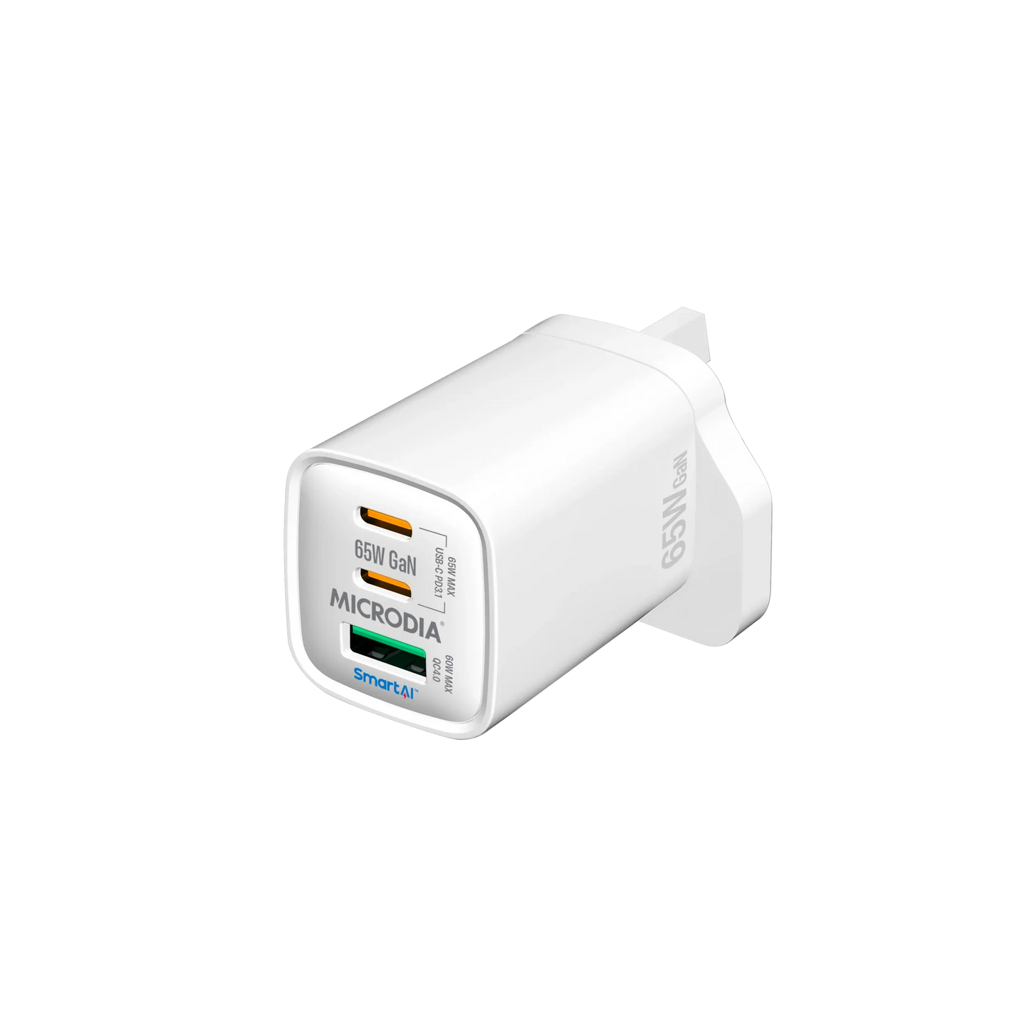 Microdia SmartCube Nano 65W Dual Usb-C & 1xUsb