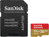 SanDisk Extreme 32GB/100MB/s 4K microSDHC USH-I Card with Adapter