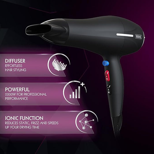 Wahl Ionic Hairdryer 2200W ZY105