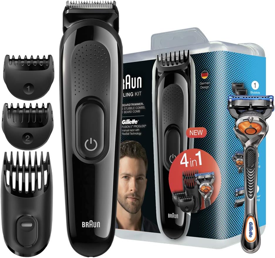 BRAUN BEARD TRIMMER STYLING KIT 4 IN 1 - SK3000