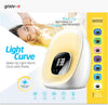 Groove Light Curve Alarm Clock with Radio