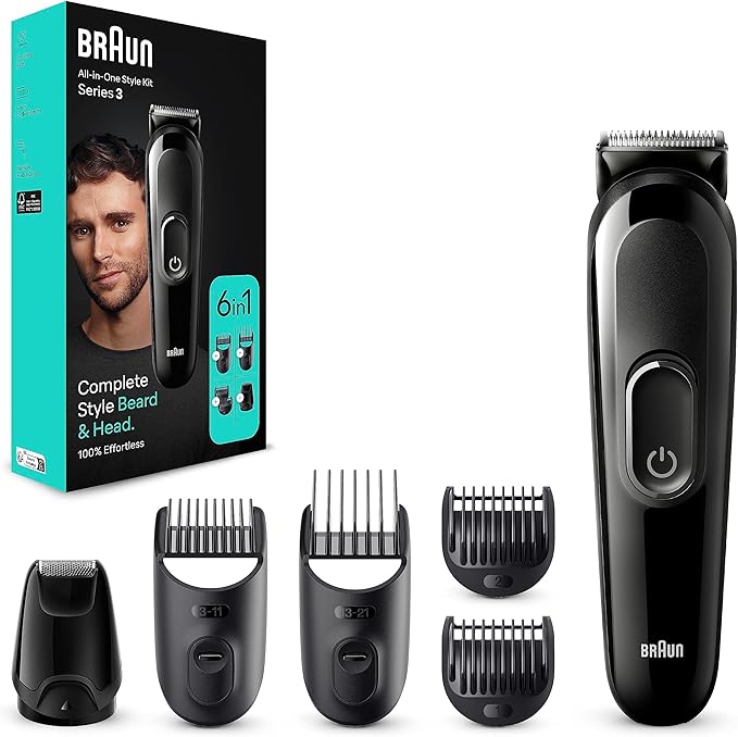 Braun Series 3 All-in-One Beard Trimmer Kit 6-in-1  MGK3410