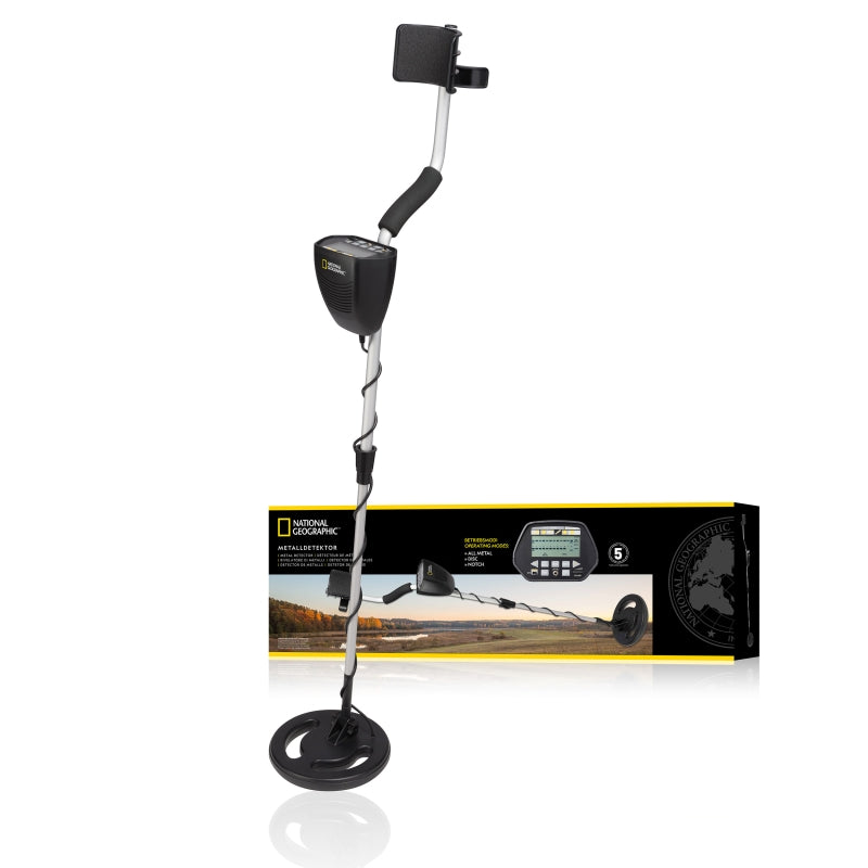 National Geographic Metal Detector with Metal type detection and depth indicator