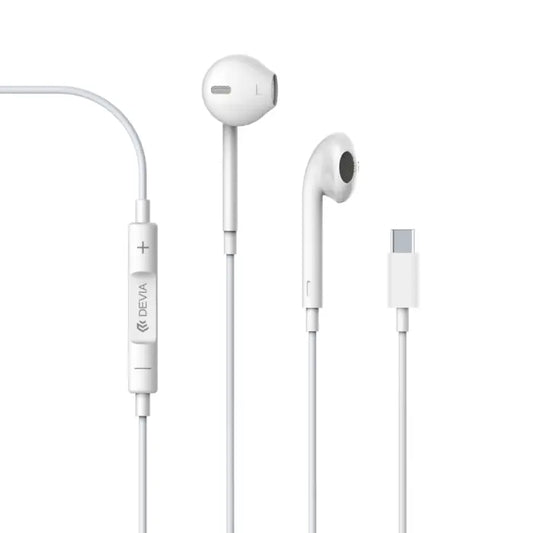Devia Usb-C Earphones with Microphone