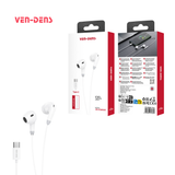 Ven-Dens Usb-C 1.2m Wired Earphones VD-EAR031