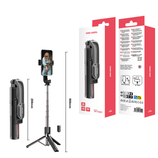 Ven-Dens Tripod Selfie stick VD-SS07