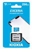 Exceria Kioxia microSDHC-I 256GB SD Card with Adapter