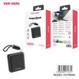 Ven-dens VD-PB049 10000mAh 22.5W Power Bank