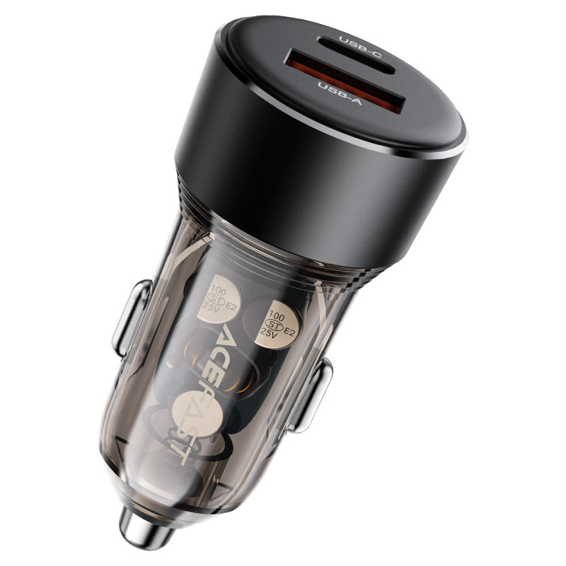 Acefast 60w Car Fast Charger Usb+Usb-C