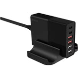 Devia Multi-Port 75W 4xUsb+2xUsb-C Desktop Stand Charger