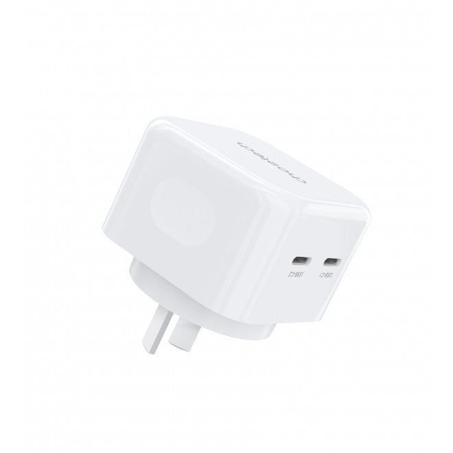 Choetech PD 35W Dual Usb-C UK Charger Q5008
