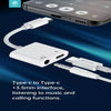 Devia Usb-C To Usb-C & 3.5mm Jack Adapter