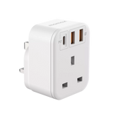 Momax OnePlug Extension Plug Socket Extender 2xUsb + 1x Usb-C