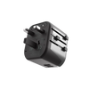 Devia Global Multiple-Function Travel Adapter With 2xUsb