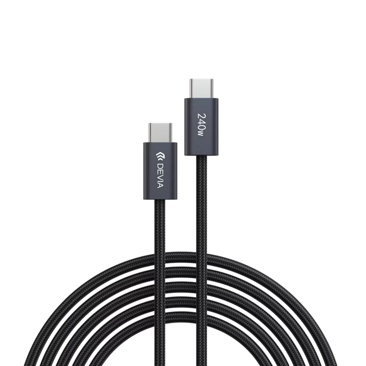 Devia 2m (240W, 5A, 40GB/s & 8K 60hz) Usb-C to Usb-C Cable