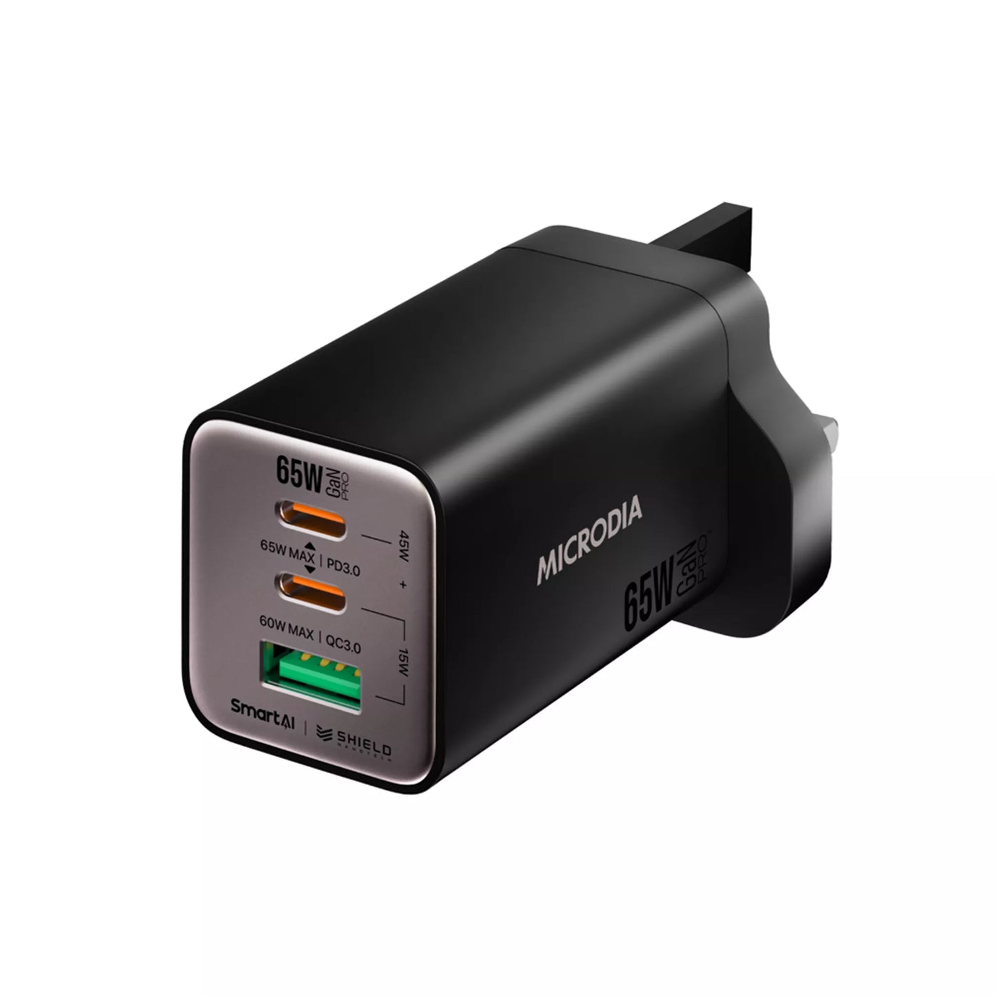 Microdia SmartCube Nano 65W Dual Usb-C & 1xUsb