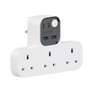 Momax 1-Charge Work Flow 3-Outlet T-Shaped Extension Socket Dual Usb + Dual Usb-C