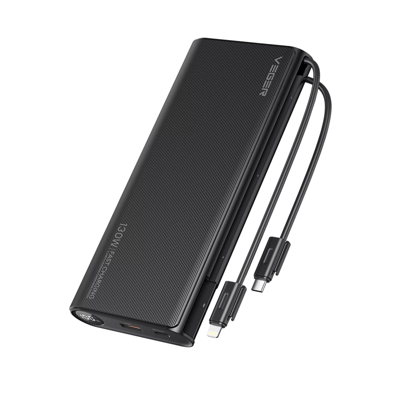 Veger 25000mAh 130W with Usb-C & Lightning Cables Power Bank