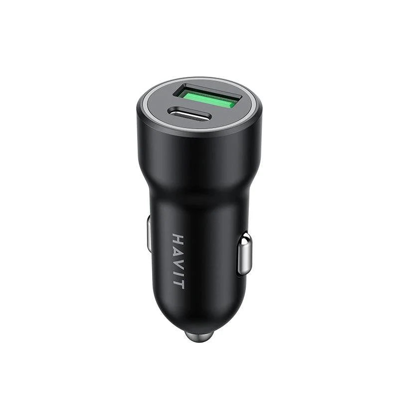 Havit Usb & Usb-C Dual Car Charger PD18W