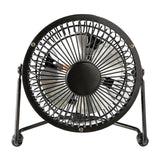 Equatio Compact Usb Metal Table Fan 15W