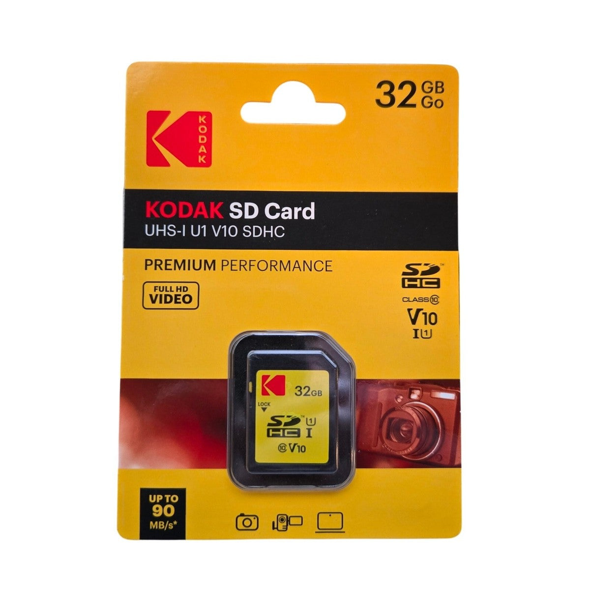 Kodak UHS-I U1 V10 SDXC Premium Memory Card